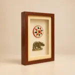 Rhino & Traditional Motif Shadow Box Frame Snapico